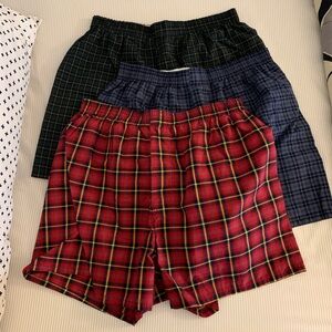 3 pairs of Fruit of the Loom boxers